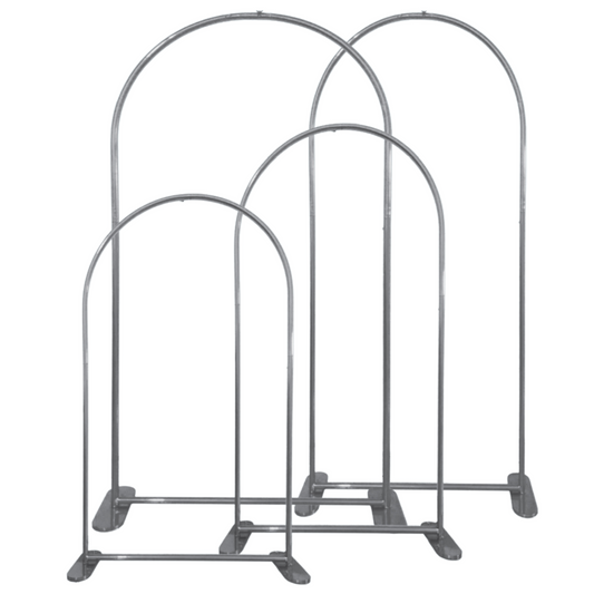 Arch backdrop stand silver
