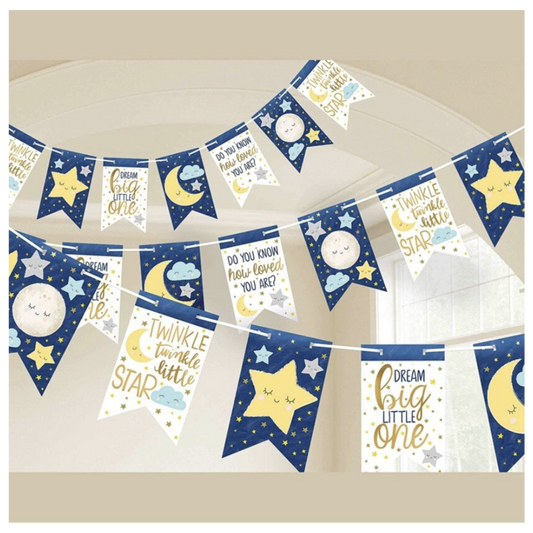 Twinkle little star pennant banner