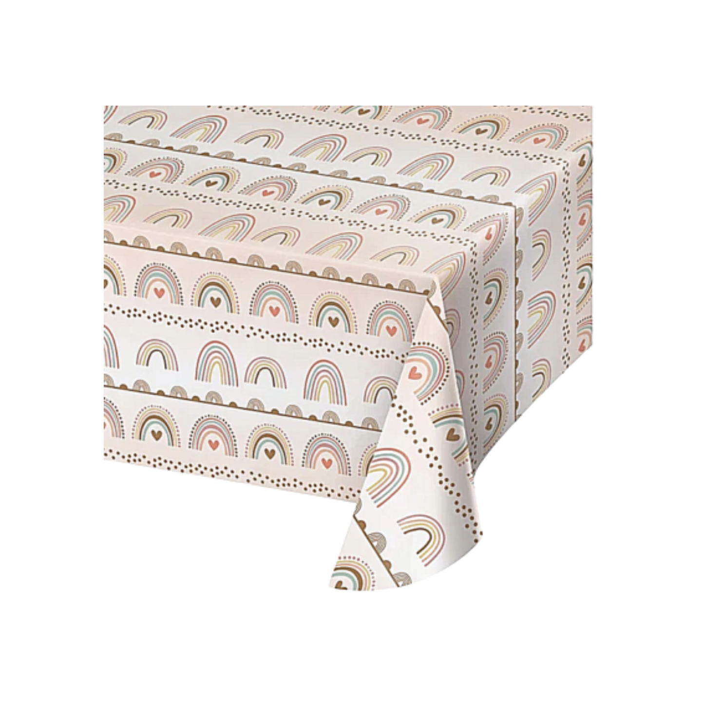 Boho rainbow tablecover