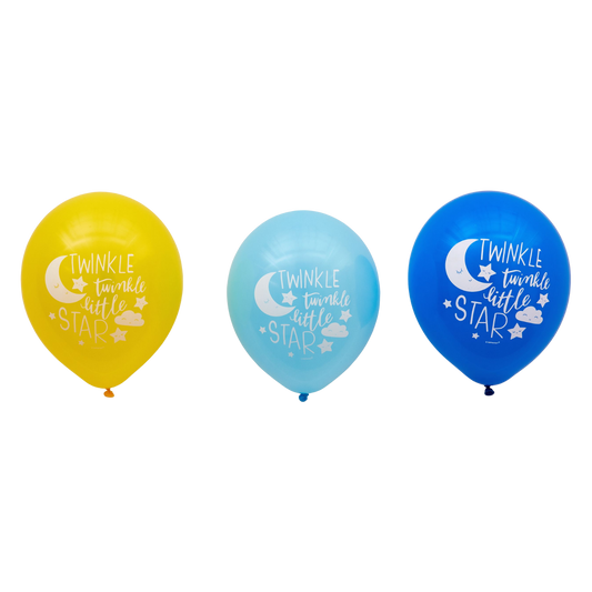 Twinkle little star latex balloons