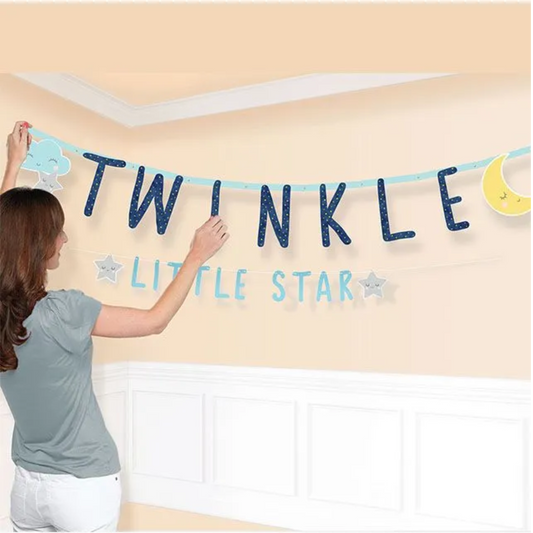 Twinkle little star banner